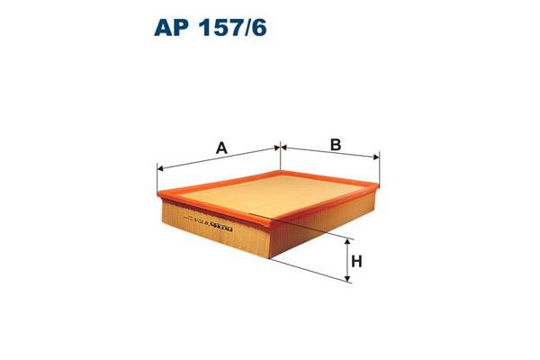 Hava Filtresi  Volkswagen Crafter Kamyonet (2F)(03.2006->2017)  FILTRON AP 157/6