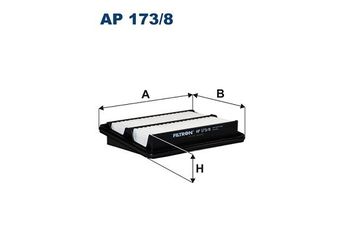 Hava Filtresi  FILTRON AP 173/8  1378052R40 13780-52R40 1378050R00 13780-50R00 1378050R00000 13780-50R00-000 1378052R40000 13780-52R40-000 13780M50R00 13780-M50R00 13780M50R00000 13780-M50R00-000