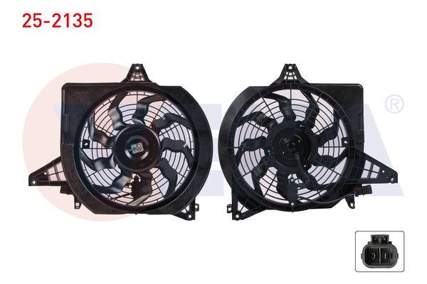 Radyatör Fan ve Motoru  Hyundai H-1 (2008->)  VEKA 25-2135