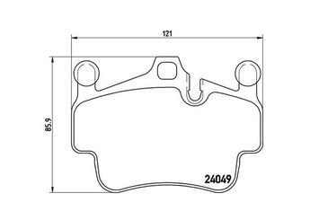 Fren Disk Balata Ön veya Arka MAGNETI MARELLI 363700465015  99735193903 99735193904 99735193906 99735193908 99735193910