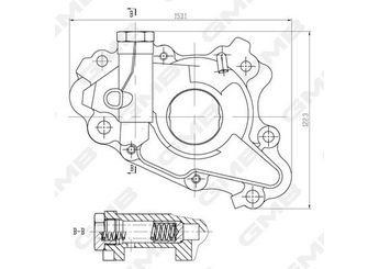 Yağ Pompası  GMB GOAS-130A  1510022041 151000D030 151000D031 15100-0D030 15100-0D031 15100-22041