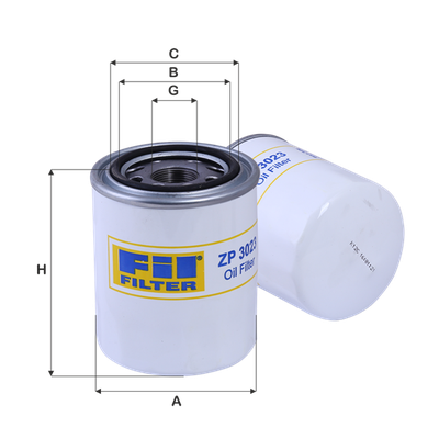 Yağ Filtresi  Mitsubishi Galloper (Hyundai)(02.1998->2001)  FIL FILTRE ZP 3023