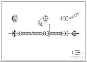 Fren Hortumu Ön Sağ veya Sol MAHER 04053  9094702782