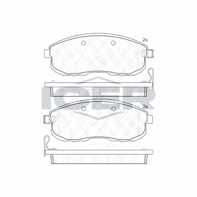 Fren Disk Balata Ön Nissan Teana (L33R)(03.2014->)  AYD 60108A
