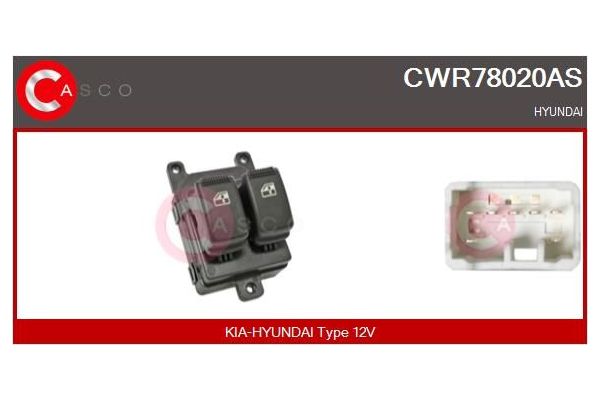 Cam Açma Düğmesi Ön Sağ MAXTEL 18203041