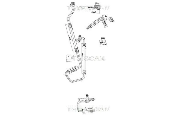 Klima Hortumu  MOCA ACH253