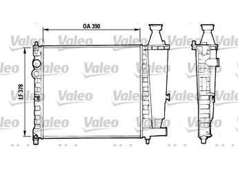 Su Radyatörü  PSA ORJINAL 1300N1  1300N1 1300N2 1300N9 1331RC 1300 N1 1300 N2