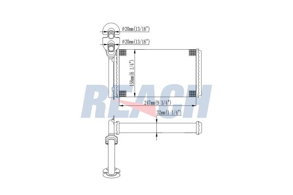 Kalorifer Radyatörü  Seat Alhambra (7V9)(05.2000->)  ASPART 6HMA1044