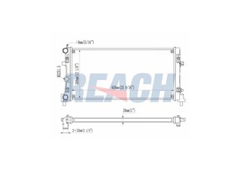 Su Radyatörü  MGA 80427  6R0121253 6RF121253 6R0121253A 6R0121253L 6R0121253N