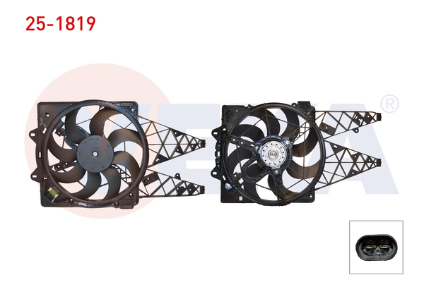 Radyatör Fan ve Motoru  VEKA 25-1819