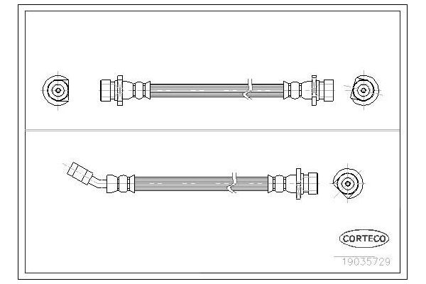 Fren Hortumu Arka Sağ OSSCA BRSFH10021