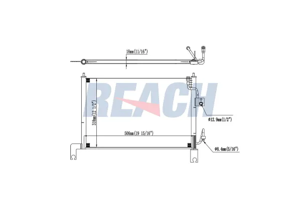 Klima Radyatörü  EUROCRAFT EU F24216-045