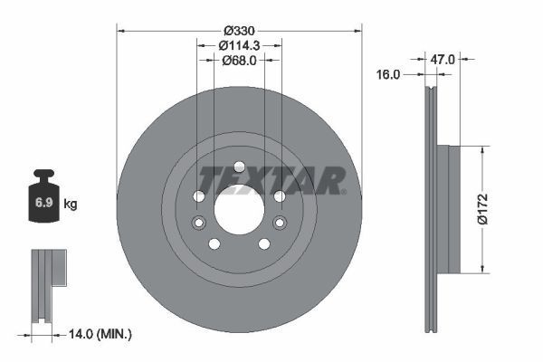 Fren Disk Ayna Arka Sağ ve Sol Renault Espace VI (03.2023->)  RENAULT ORJINAL 432066US0A