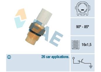 Fan Müşürü  FAE 36710  94853091 TS378 TS-378 8942812150 89428-12150 8942812160 89428-12160