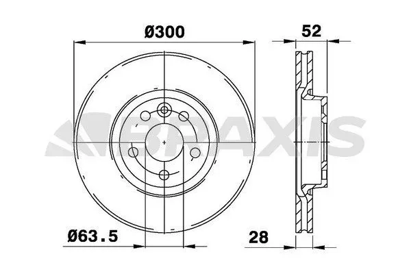 Fren Disk Ayna Ön Sağ ve Sol BRAXIS AE0074