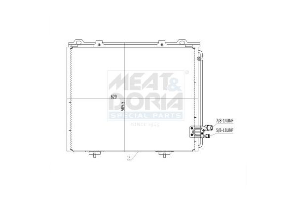 Klima Radyatörü  BEHR AC 196 000S