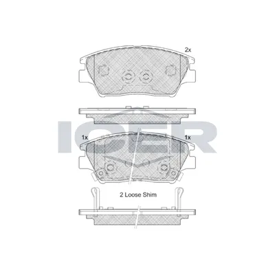 Fren Disk Balata Ön Ssangyong Tivoli Grand (2021->)  AP 05P2169
