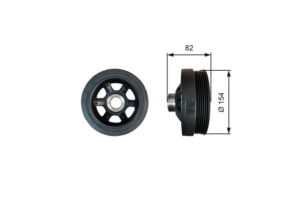 Krank Kasnak  GATES TVD1139