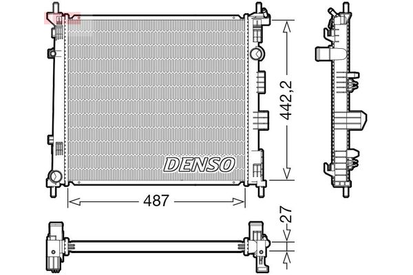 Su Radyatörü  DENSO DRM46070