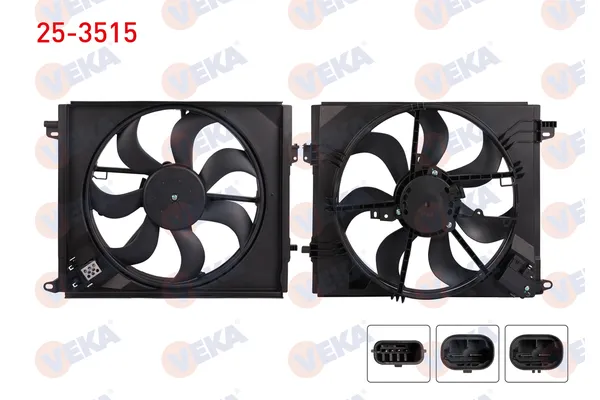 Radyatör Fan ve Motoru  Renault Talisman Grandtour (11.2015->)  VEKA 25-3515