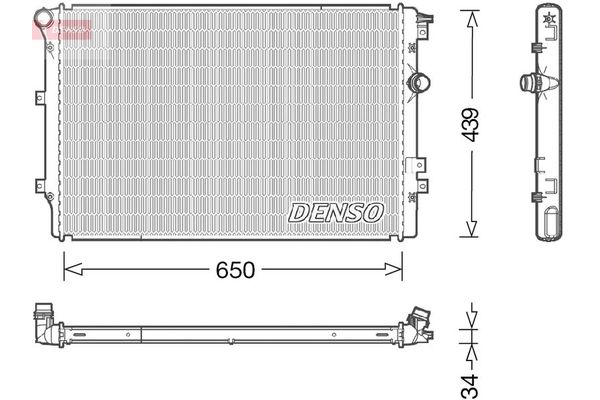 Su Radyatörü  DENSO DRM32046