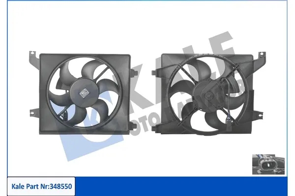 Radyatör Fan ve Motoru  KALE 348550