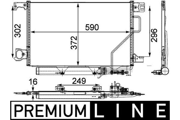 Klima Radyatörü  MAHLE AC 450 000P