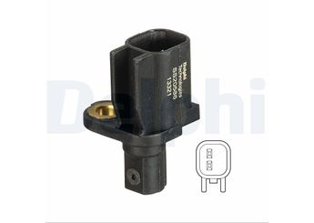 Abs Sensörü Arka Sağ veya Sol DELPHI SS20586  1501675 1695086 1740259 1847905 2071964 2460421 2607524 3M5T2B372CB BV6T2C190GA BV6T2C190GB BV6T2C190KA BV6T2C190KB JV6C2C190A2A LV6C2C190A2A