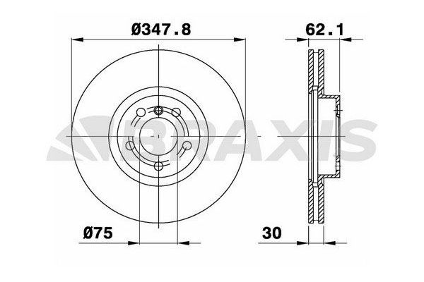 Fren Disk Ayna Ön Sağ ve Sol BRAXIS AD0411