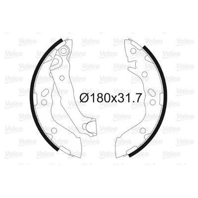 Fren Pabuçlu Balata Arka Hyundai Atos Prime (MX)(2000->)  VALEO 562996