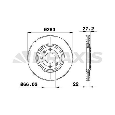 Fren Disk Ayna Ön Sağ ve Sol BRAXIS AE0334