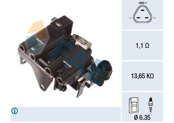 Ateşleme Bobini  ZEGEN ZIC1091  2730102700 133948 2503948 27301-02700 2730102710 27301-02710