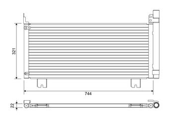 Klima Radyatörü  VALEO 822651  8846048150 822651