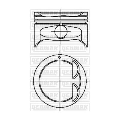 Piston (76.50MM-STD)  YENMAK 31-04446-000