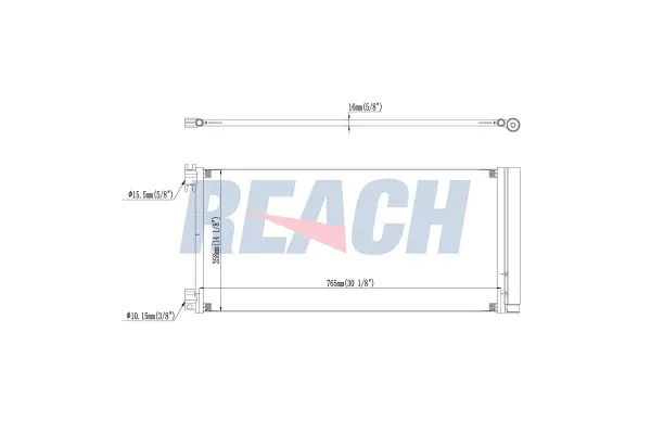 Klima Radyatörü  Nissan NV300 P.Van (09.2016->)  MGA 82345