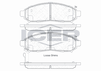 Fren Disk Balata Ön KRAFTVOLL 07010344  41060EB326 41060EA025 41060-EA025 41060-EB326 41060ZP00B 41060-ZP00B 41060ZP025 41060-ZP025 41060ZP00A AY040NS130 AY040-NS130 D1060063VA D1060-063VA D106098T0C D1060-98T0C D1060EB71A D1060-EB71A D1060ZP00C D1060-ZP00C D1060EB70A D1060JR70A DA060004VA DA060-004VA DA060EB326 DA060-EB326 5521082Z00 55210-82Z00