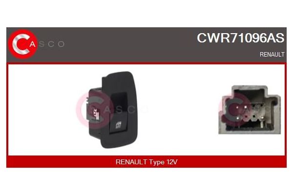 Cam Açma Düğmesi Ön Sağ Renault Captur II (01.2020->)  RENAULT ORJINAL 254013877R