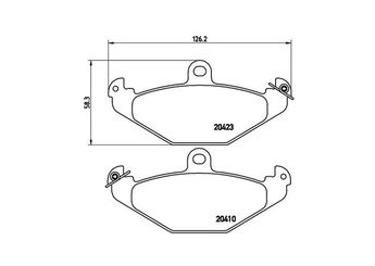 Fren Disk Balata Arka MAGNETI MARELLI 363700468017  410606124R 4762999 04762999 A082J6157S 6025308186 7701203124 7701203633 7701203635 7701203726 7701203969 7701205015 8660004449 8671004150 8671005952 8671016191
