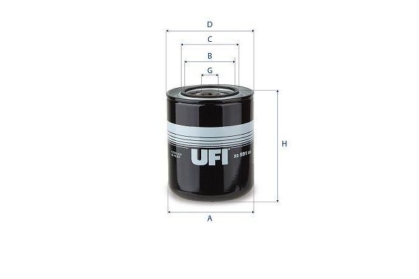 Yağ Filtresi  UFI 23.591.00
