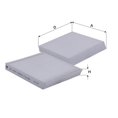 Polen Filtresi  FIL FILTRE HC 7070