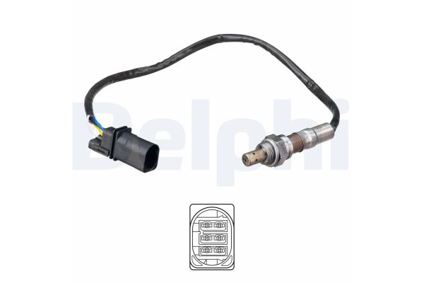 Oksijen (Lambda) Sensörü  Audi A1 Sportback (8XA)(11.2011->)  DELPHI ES21149-12B1
