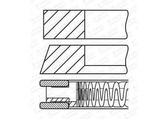 Segman (75.50MM-STD)  MOBIS 2304026001  2304026001 23040-26001