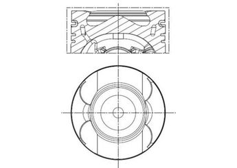 Piston (83.00MM-STD)   MAHLE 001 PI 00133 000  A6510301017 6510300417 651 030 04 17 6510301017 651 030 10 17 6510301917 651 030 19 17 A6510302017 A 651 030 20 17 A6510300417 A651 030 04 17 A6510301917 A651 030 19 17 6510300800 651 030 08 00 A6510300800 A 651 030 08 00