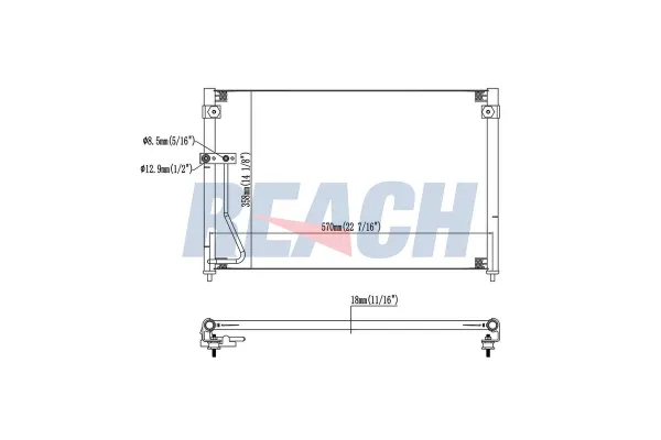 Klima Radyatörü  KRAFTVOLL 08060034