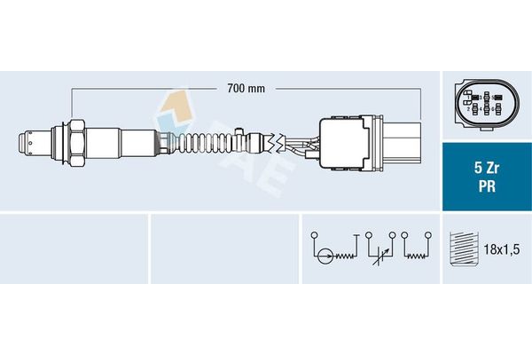 Oksijen (Lambda) Sensörü  FAE 75122