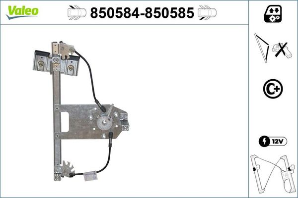 Cam Krikosu Arka Sol VALEO 850584