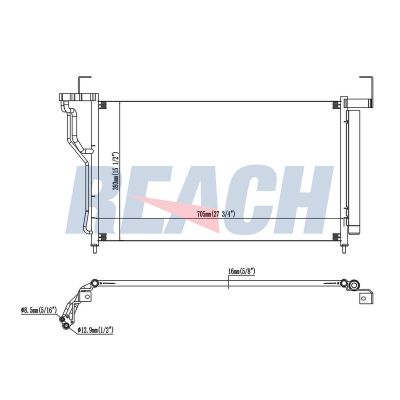 Klima Radyatörü  MAHER 10896