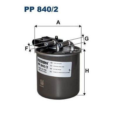 Yakıt Filtresi  Mercedes Vito Mixto (447)(07.2014->)  FILTRON PP 840/2