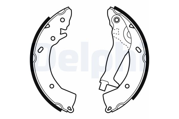 Fren Pabuçlu Balata Arka Hyundai Getz (TB)(2002->)  DELPHI LS1966