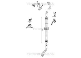 Klima Hortumu  RENAULT ORJINAL 924809444R  924809444R 9248 094 44R